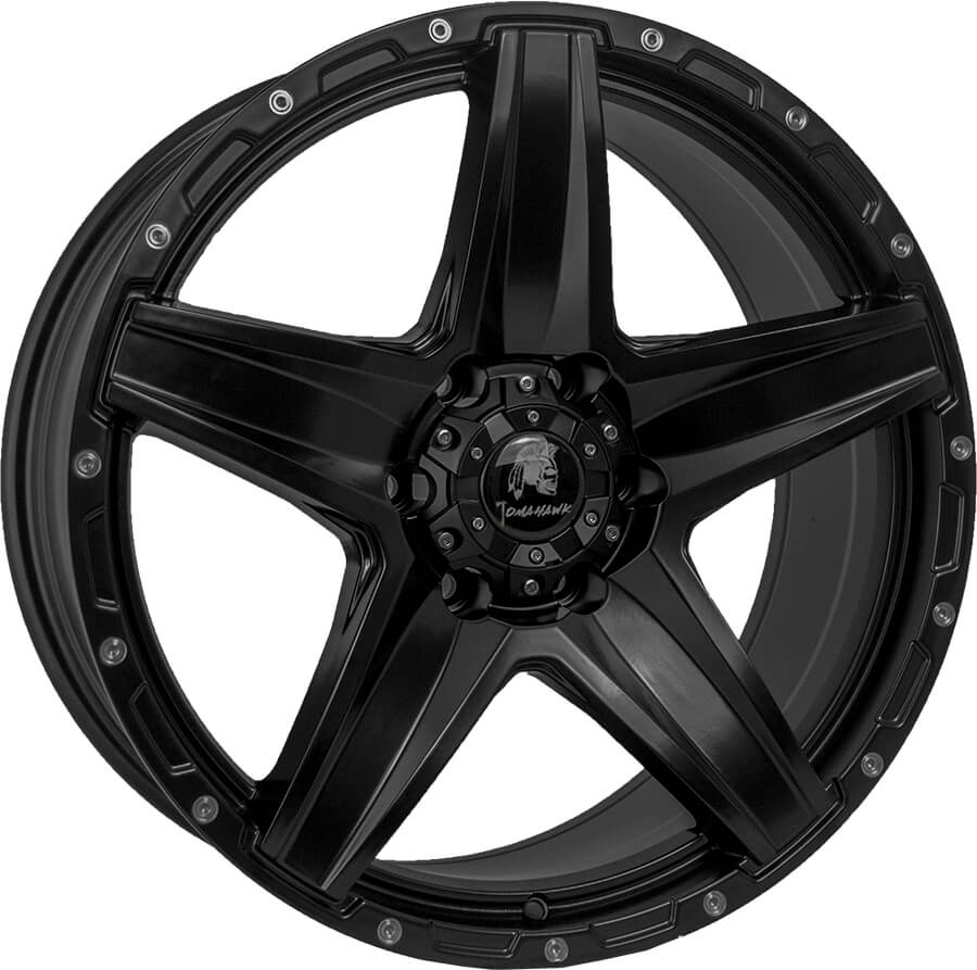 Tomahawk Apache 20" 5x127 Satin Black Wheel