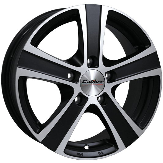 Calibre Highway 18" 5x130 Matt Black Polished Face Wheel