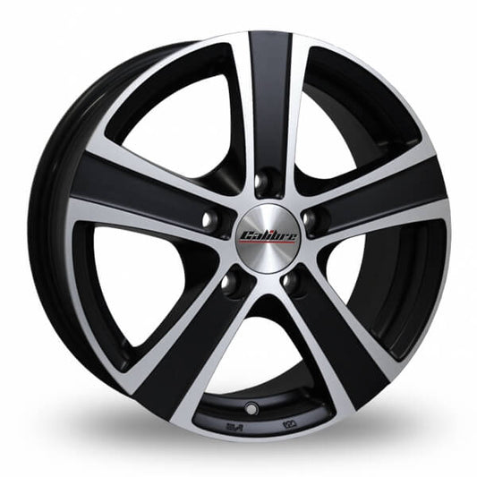 Calibre Highway 16" 5x118 Matt Black Polished Wheel