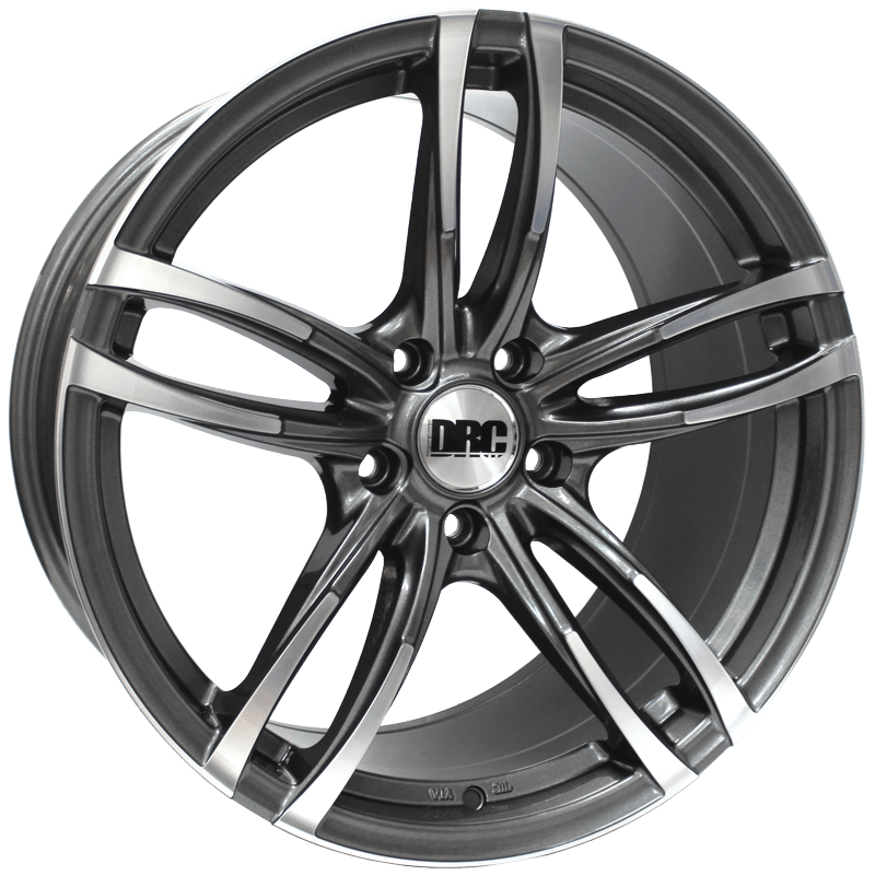 DRC DMF 18" 5x120 Gunmetal Polished Wheel