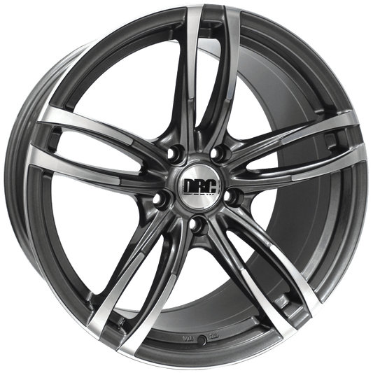 DRC DMF 18" 5x120 Gunmetal Polished Wheel