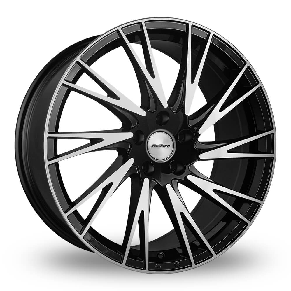 Calibre Storm 20" 5x120 Black Polished Wheel