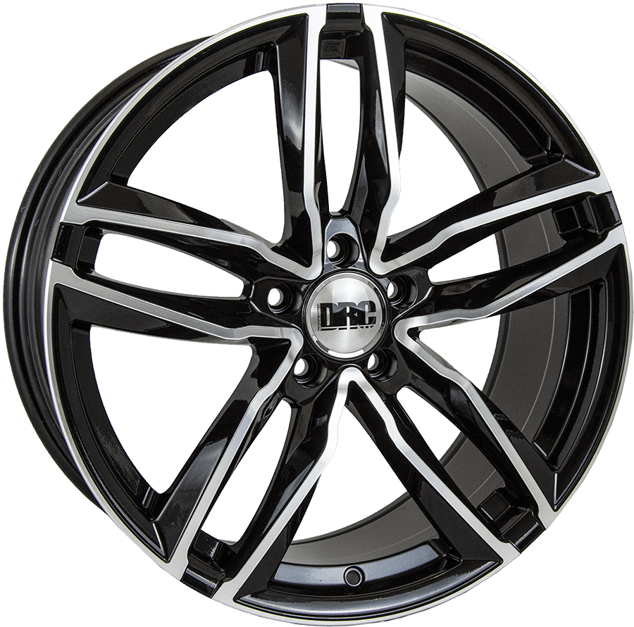 DRC DAA 18" 5x120 Black Polished Wheel