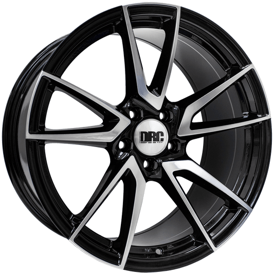 DRC DLA 19" 5x114.3 Black Polished Wheel