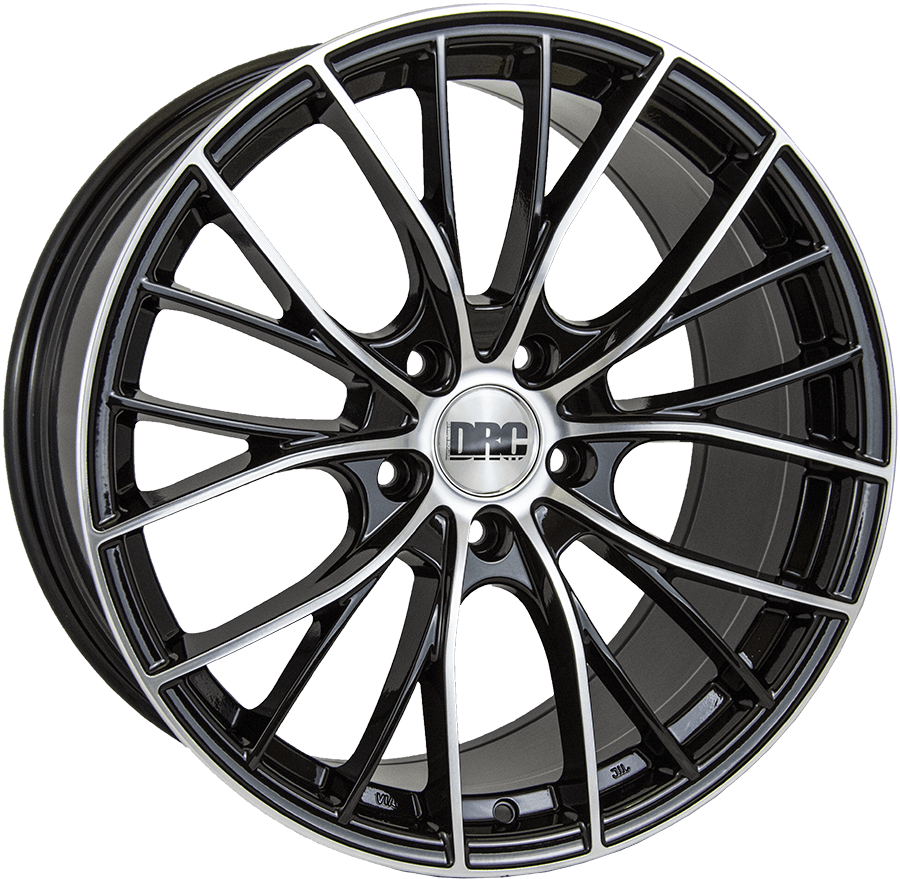 DRC DMM 19" 5x112 Black Polished Wheel