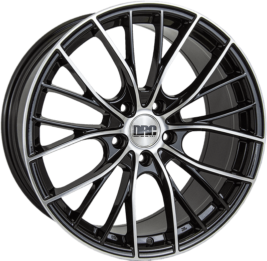 DRC DMM 19" 5x112 Black Polished Wheel