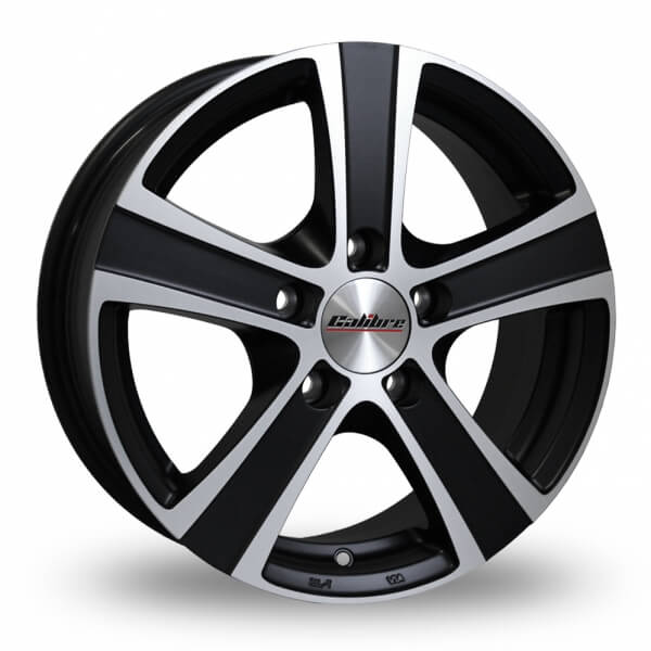 Calibre Highway 16" 5x108 Black Polished Wheel