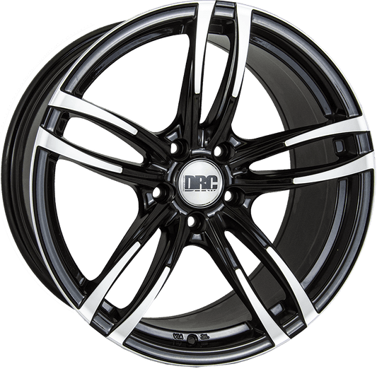 DRC DMF 18" 5x120 Black Polished Wheel