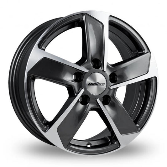 Calibre Freeway 15" 5x118 Gunmetal Polished Wheel