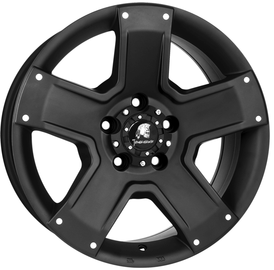 Tomahawk Outlaw 17" 5x120 Matt Black Wheel