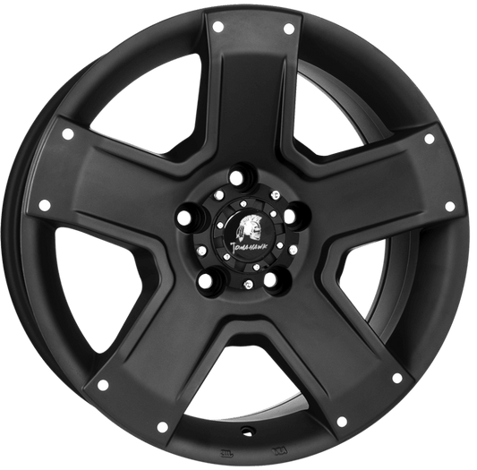 Tomahawk Outlaw 17" 5x120 Matt Black Wheel