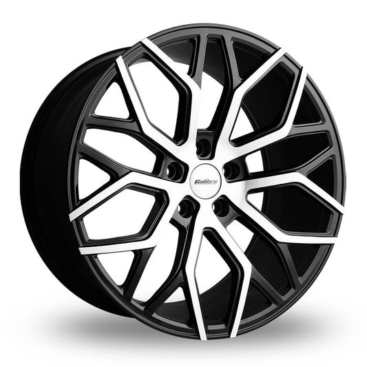 Calibre CV2 20" 5x120 Black Polished Wheel