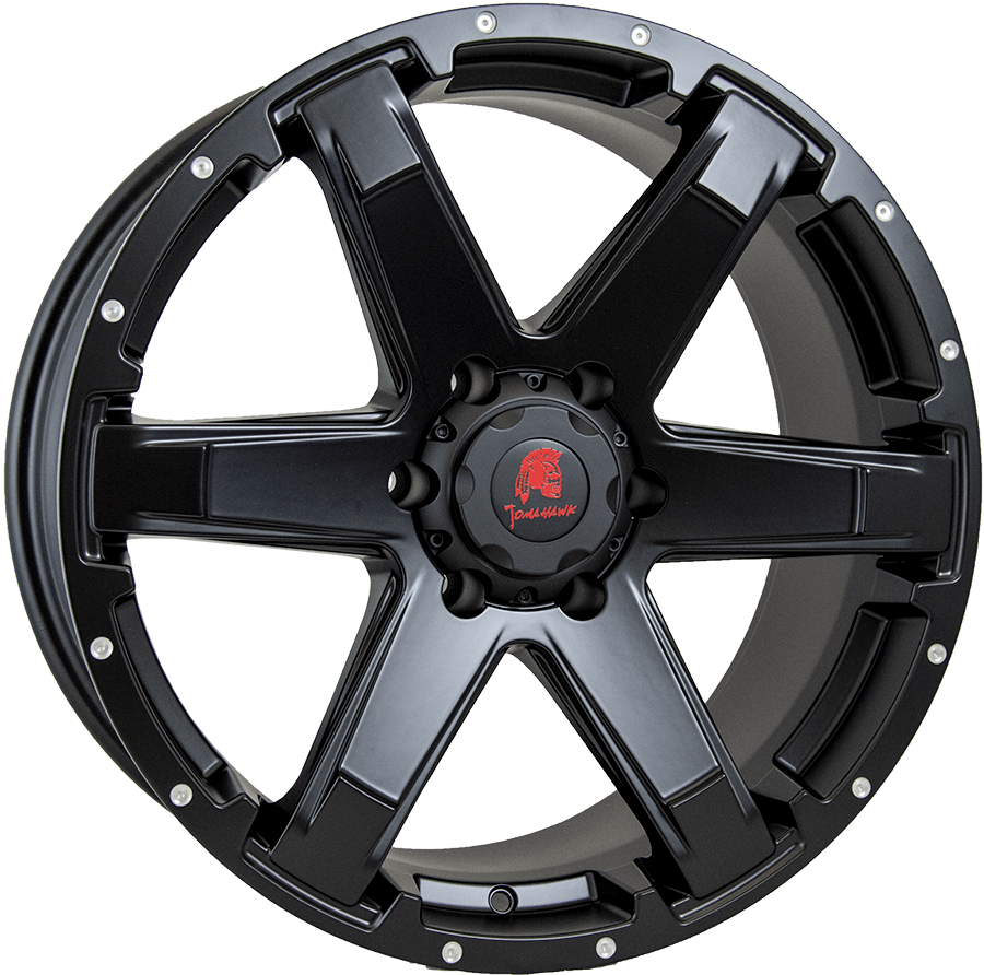 Tomahawk Chinook 20" 6x139 Matt Black Wheel