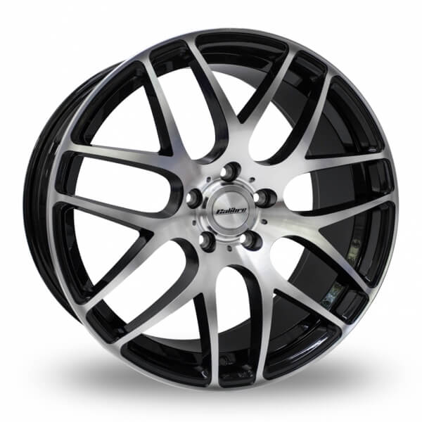 Calibre Exile-R 18" 5x108 Black Polished Wheel