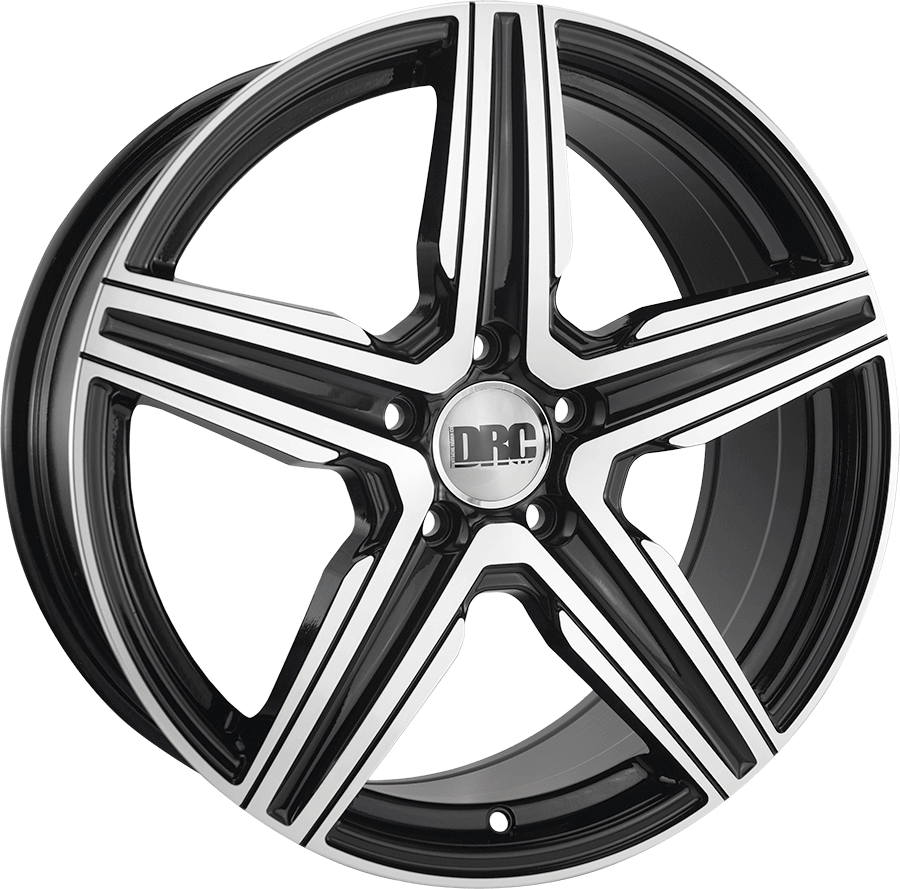 DRC DMV 18" 5x112 Black Polished Wheel