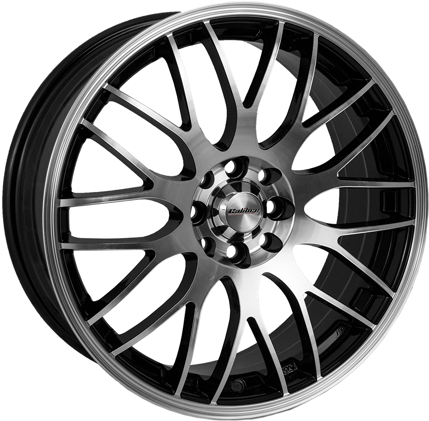 Calibre Motion 17" 4x108 Gloss Black Polished Face Wheel