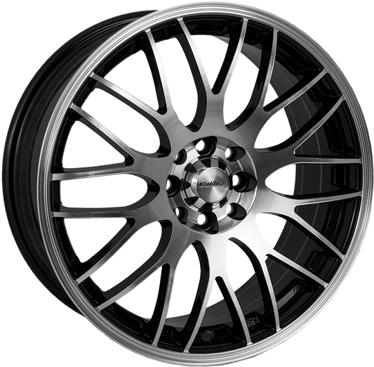 Calibre Motion 17" 4x108 Gloss Black Polished Face Wheel