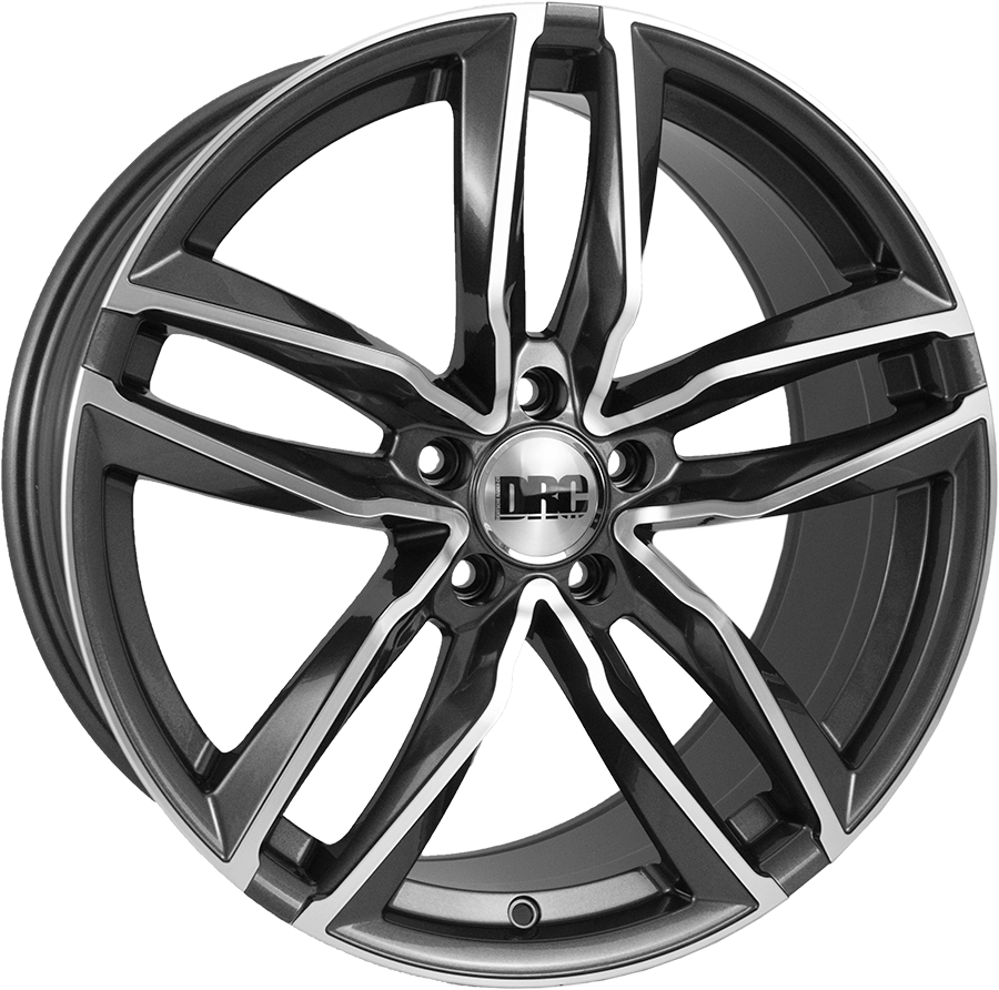 DRC DAA 20" 5x120 Gunmetal Polished Wheel