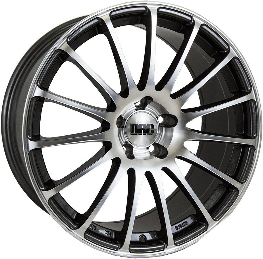 DRC Rapide 19" 5x112 Gunmetal Polished Wheel