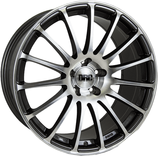 DRC Rapide 19" 5x112 Gunmetal Polished Wheel