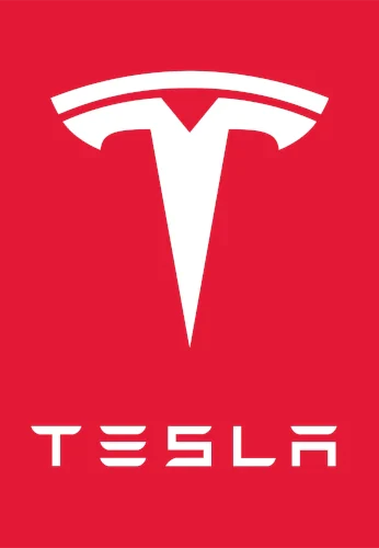 Tesla motor vehicle badge logo